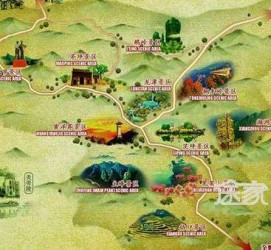 玉田景点地图(长沙景点地图)